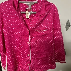 Victoria’s Secret polka dot pj top